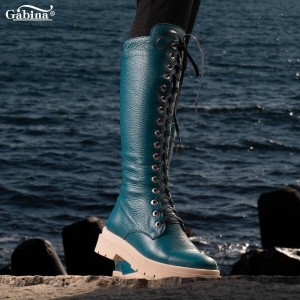 Designer laarzen - Turquoise storm - 1118-7