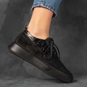 Dagelijkse schoenen - Black Galantina - 834-43 -