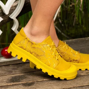 Designer schoenen - Yellow Snake - 1030-112 