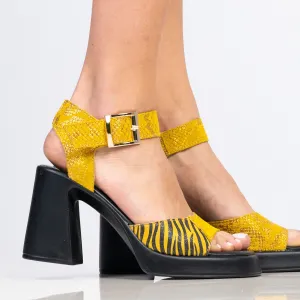 Designer sandalen - Yellow Freshness - 882-145