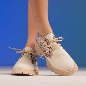 Dagelijkse schoenen - Beige melody - 696-127