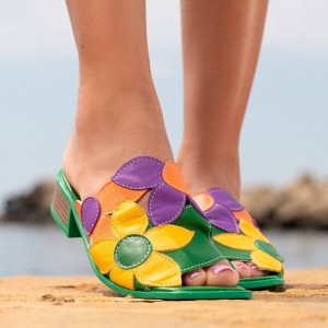 Designer pantoffels - Flower harmony - 1150 -11