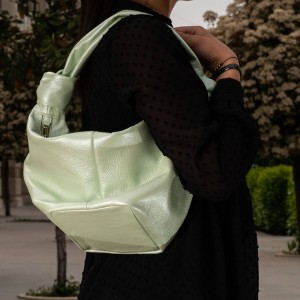 Designer tas - Lichtgroene glans - 5049-3 